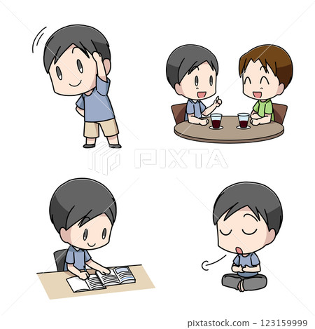 健康圖像插圖-男人 健康圖像插圖-男人 123159999