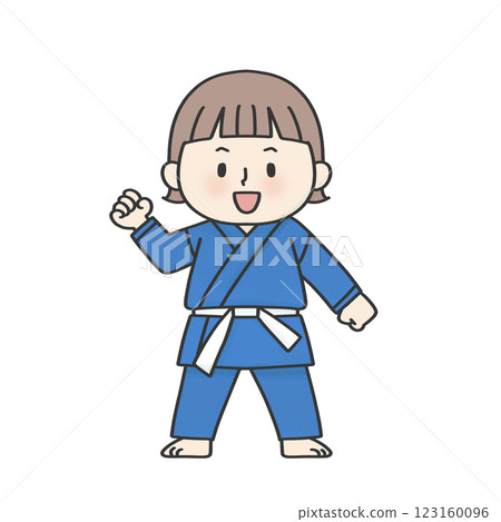 一個穿著藍色制服的女孩 一個穿著藍色制服的女孩 123160096