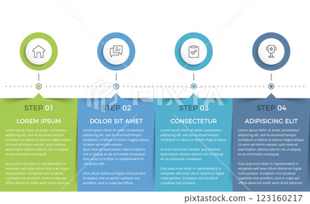 Infographic Template - 4 Elements Infographic Template - 4 Elements 123160217