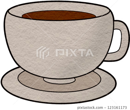 The illustration of a coffee The illustration of a coffee 123161173