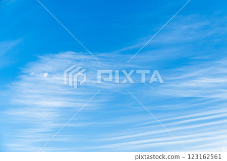 Blue sky and running clouds 123162561