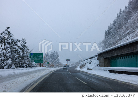 東海北陸高速公路 有雪 123163377