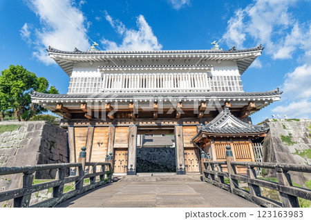 Kagoshima City, Kagoshima Prefecture Japan's Top 100 Castle Tsurumaru Castle (Kagoshima Castle) Goromon 123163983