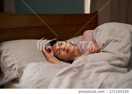 Woman having a sleepless night Woman having a sleepless night 123164280