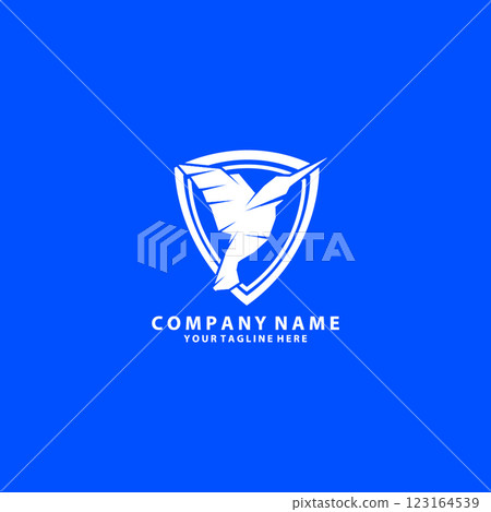 bird shield shield bird logo bird safe logo 123164539