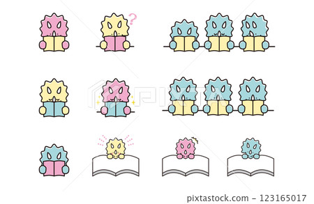 讀一本書的小三角龍插圖集 123165017