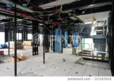 New apartment construction site 123165028