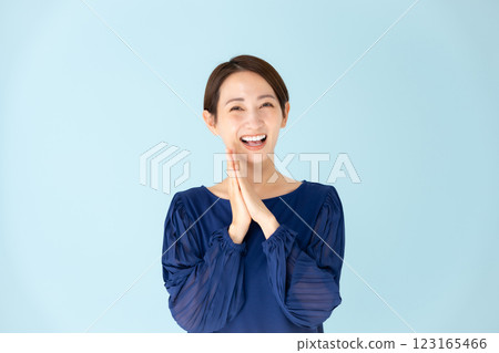 女人休閒肖像快樂 123165466