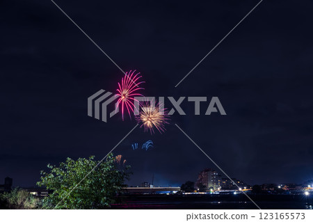 多摩川煙火大會 關東 123165573
