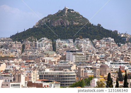 Cityscape of Athens and the Mount Lycabettus 123166340