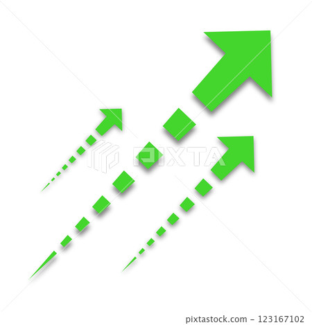 green arrow on white background green arrow on white background 123167102