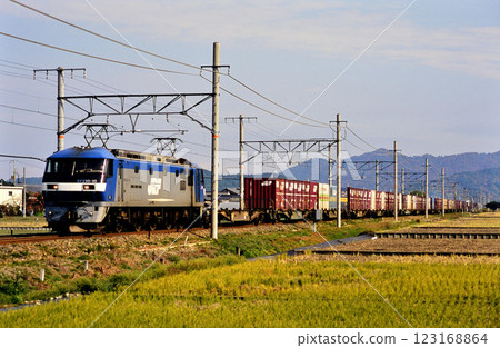 2006年:EF210-10次貨櫃貨運列車在東海道本線上運行 2006年:EF210-10次貨櫃貨運列車在東海道本線上運行 123168864