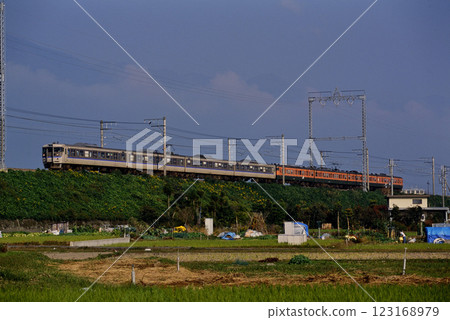 2006: Eight 113 series local trains running on the Kosei Line 2006: Eight 113 series local trains running on the Kosei Line 123168979