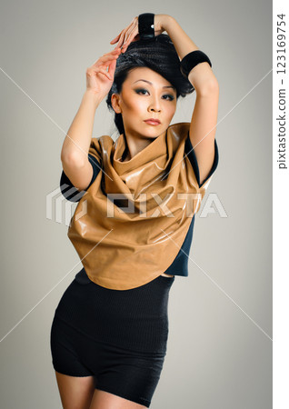 posing asian woman posing asian woman 123169754