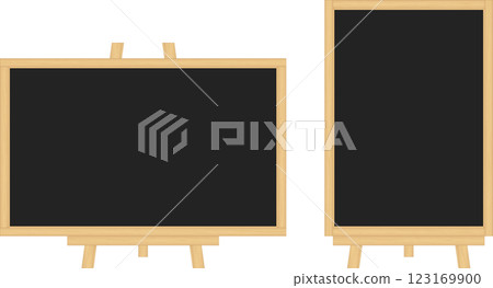 Chalkboard easel frame set 123169900