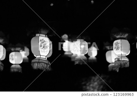 Asian lanterns at night (Chinese New Year) Asian lanterns at night (Chinese New Year) 123169963