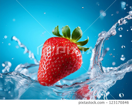 Water & Strawberry Water & Strawberry 123170846
