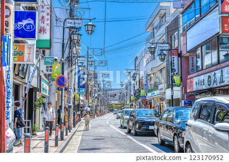 橫濱市大倉山站的街景 123170952