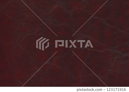 Imitation cowhide texture close up, red and burgundy cowhide texture can be background 123171916