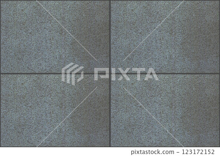 Quartz black and white square seamless ceramic mosaic tile and pattern useful as background or texture 123172152