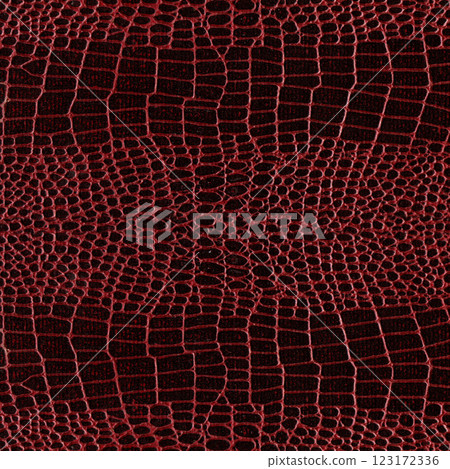Imitation crocodile skin red and burgundy texture, useful as background for any design work 123172336