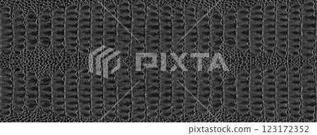 Imitation crocodile skin black and white texture, useful as background for any design work Imitation crocodile skin black and white texture, useful as background for any design work 123172352