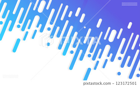 Modern abstract background featuring rounded blue lines, dots, and soft shadow effects. 123172501