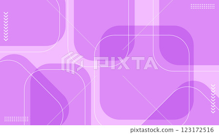 Abstract background design with purple rounded. Abstract background with squares and Purple gradient - Trendy design. 123172516