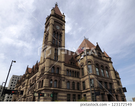 cincinnati city hall building exterior view 123172549