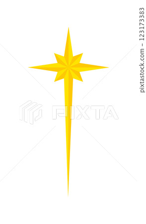 Star of Bethlehem Icon. Christmas star. Glitter Sparkling 123173383