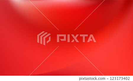 Scarlet elegant silk bg. Bright red backdrop 123173402