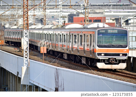 武藏野線 西浦和 - 北朝霞 JR東日本E231系列0系列MU42列車（幕張） 123173855