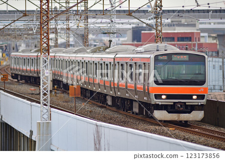 武藏野線 西浦和 - 北朝霞 JR東日本E231系列0系列MU42列車（幕張） 123173856