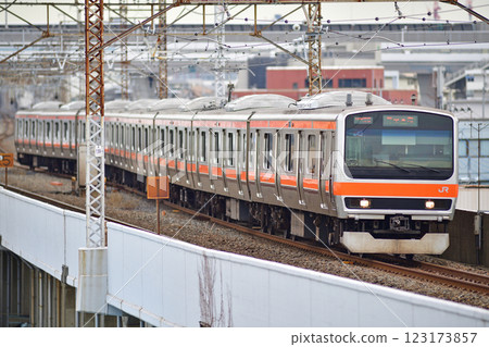 武藏野線 西浦和 - 北朝霞 JR東日本E231系列0系列MU43列車（幕張） 123173857
