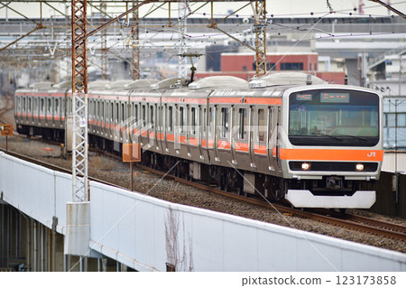 武藏野線 西浦和 - 北朝霞 JR東日本E231系列0系列MU2列車（幕張） 123173858