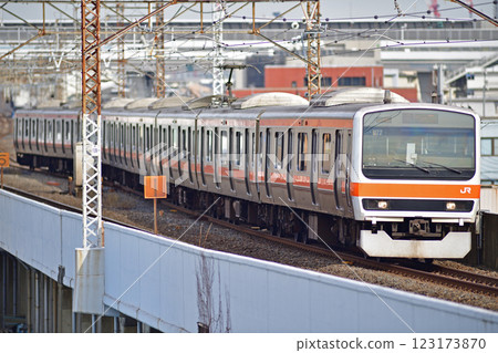 武藏野線 西浦和 - 北朝霞 JR東日本 209系列 500系列 M77（幕張） 123173870
