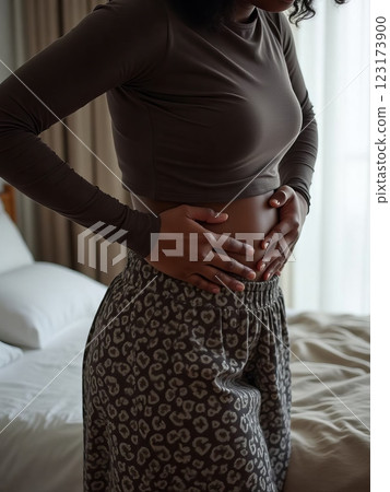 Chronic Gastrointestinal Distress A Visual Documentation of Living with Digestive Disorders or pregnancy pain 123173900