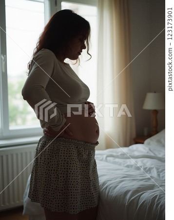 Chronic Gastrointestinal Distress A Visual Documentation of Living with Digestive Disorders or pregnancy pain 123173901