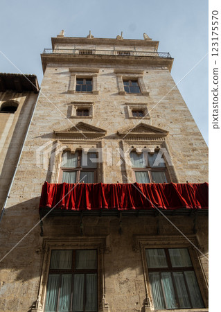 Architecture of a European city Building facades Architecture of a European city Building facades 123175570