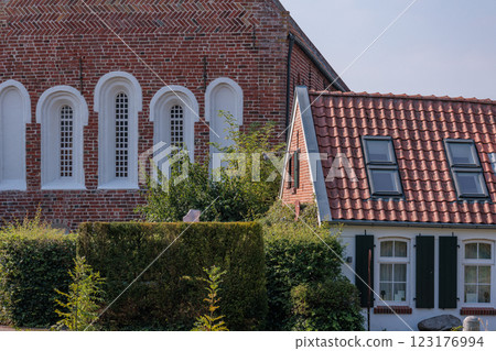 the german krummhoern at the north sea 123176994