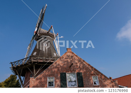 the german krummhoern at the north sea 123176998