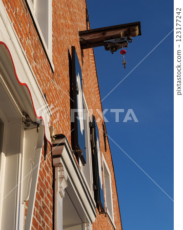 the german krummhoern at the north sea 123177242