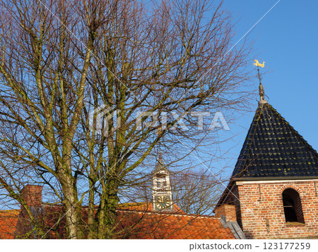 the german krummhoern at the north sea the german krummhoern at the north sea 123177259