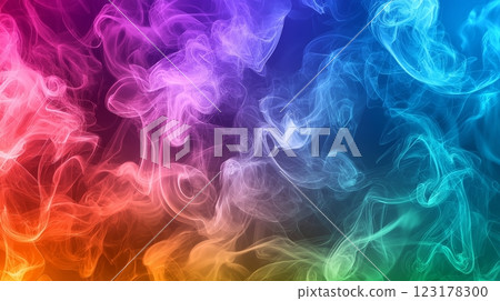 background with multicolor waving smoke background with multicolor waving smoke 123178300