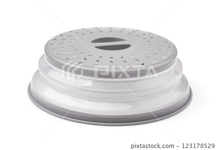 Collapsible microwave plate cover 123178529