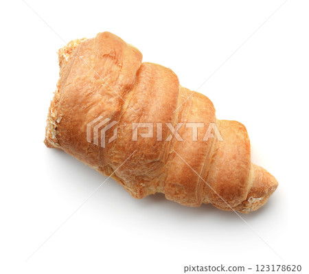 Top view of puff pastry cone 123178620