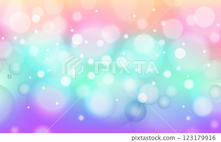 A vector illustration of a rainbow bokeh background with soft glowing lights, creating a dreamy and colorful atmosphere. Ideal for decorative designs, greeting cards, posters, and creative projects. A vector illustration of a rainbow bokeh background with soft glowing lights, creating a dreamy and colorful atmosphere. Ideal for decorative designs, greeting cards, posters, and creative projects. 123179916