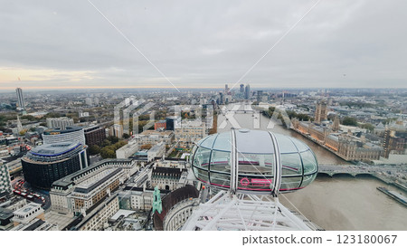 View from the top to London city View from the top to London city 123180067