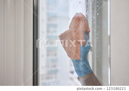 Utilizing a Cloth to Clean the Window for Achieving a Pristine and Sparkling Shine Effect Utilizing a Cloth to Clean the Window for Achieving a Pristine and Sparkling Shine Effect 123180221