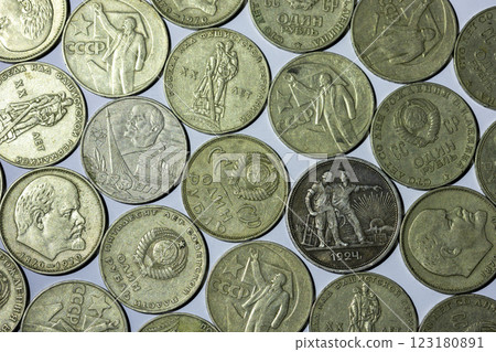 different commemorative coins of the USSR ruble 123180891